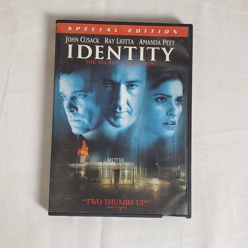 Identity (DVD, Special Edition) John Cusack Ray Liotta Thriller Mystery